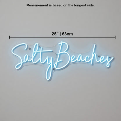 Salty Beaches LED Neon Sign - Shineneon