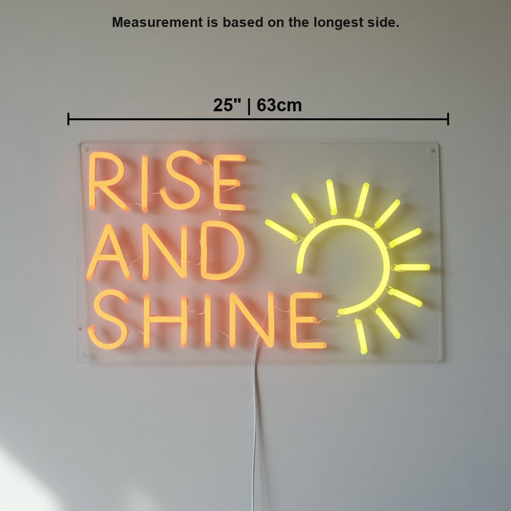Rise and Shine LED Neon Sign - Shineneon