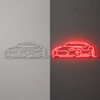 Low Profile Sports Car Vintage LED Neon Sign Wall Neon Signs - Shineneon
