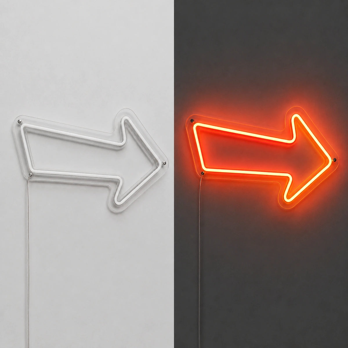Right Arrow Vintage LED Neon Sign Home Neon Signs - Shineneon