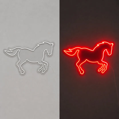 Running Horse Outline Vintage LED Neon Sign Home Neon Signs - Shineneon