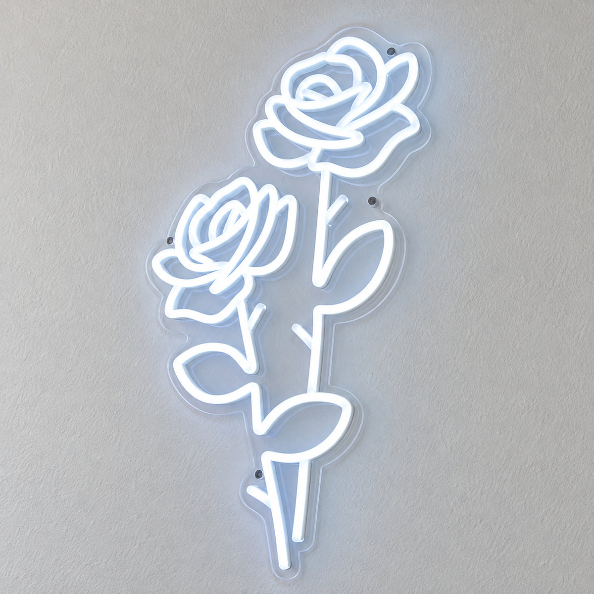Two Roses LED Neon Sign Dimmable Wall Light - Shineneon