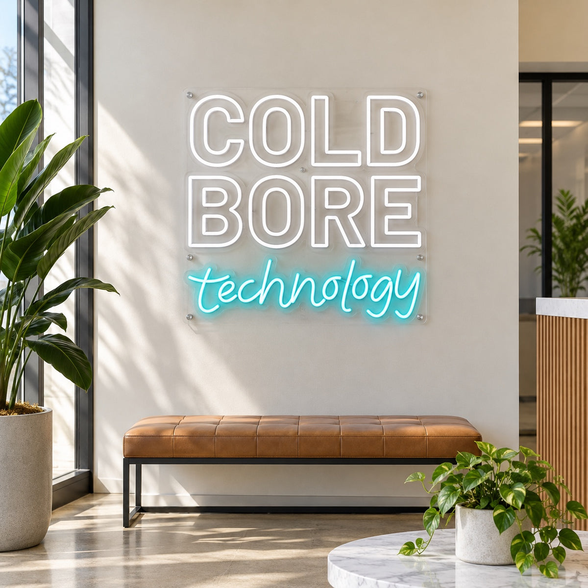 Cold Bore Technology LED Neon Sign for Storefront Light Up Wall Decor Wall Neon Signs - Shineneon