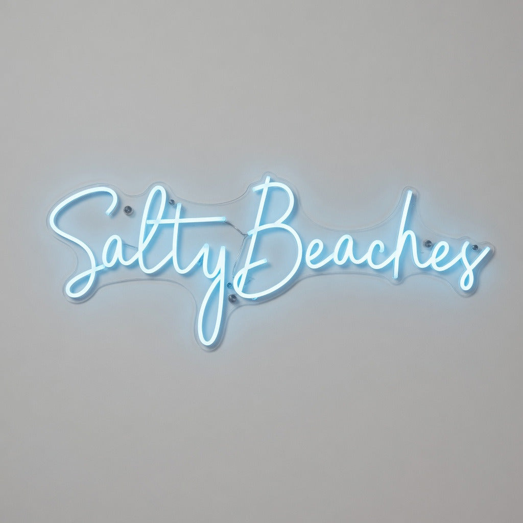 Salty Beaches LED Neon Sign - Shineneon