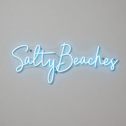 Salty Beaches LED Neon Sign - Shineneon