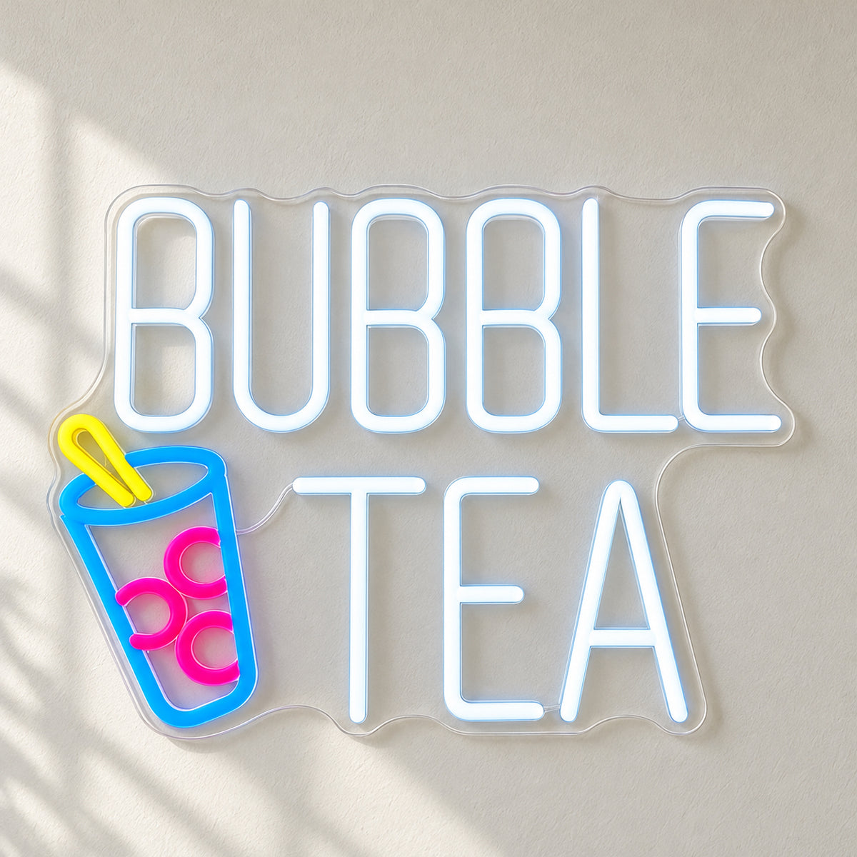 Bubble Tea LED Neon Sign Dimmable Wall Light - Shineneon