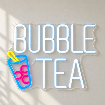 Bubble Tea LED Neon Sign Dimmable Wall Light - Shineneon