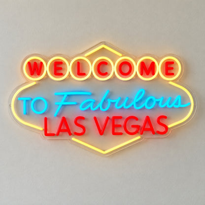 Welcome to Fabulous Las Vegas LED Neon Sign - Shineneon