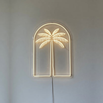 Palm Tree LED Neon Sign Arch Frame Palm Design - Shineneon