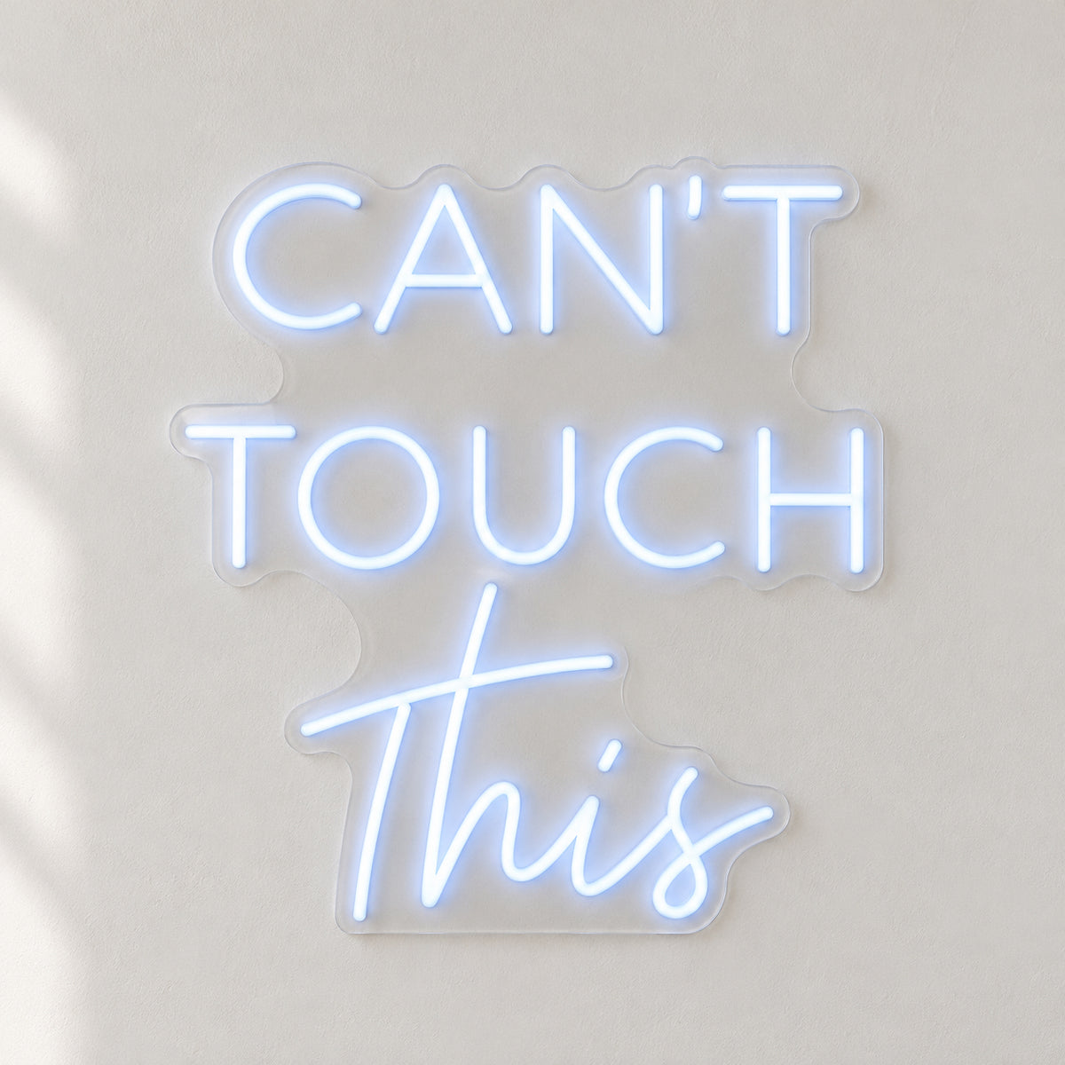 Can't Touch This LED Neon Sign Dimmable Wall Light - Shineneon