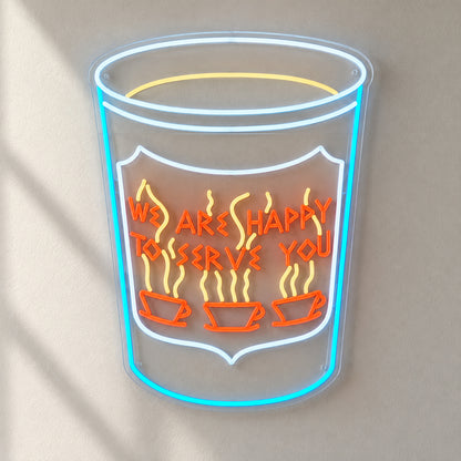 NYC Coffee Cup Neon Sign Wall Neon Signs - Shineneon
