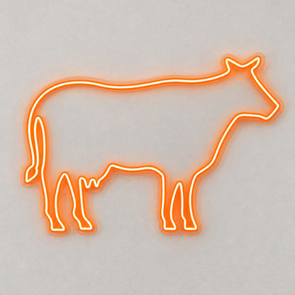 Cow LED Neon Sign Standing Cow Outline - Shineneon