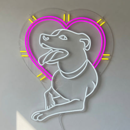 Jack Russell Terrier Dog LED Neon Sign Dimmable Wall Light - Shineneon