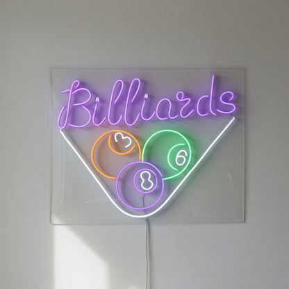 Billiards Pool LED Neon Sign for Bar Light Up Business Decor - Shineneon