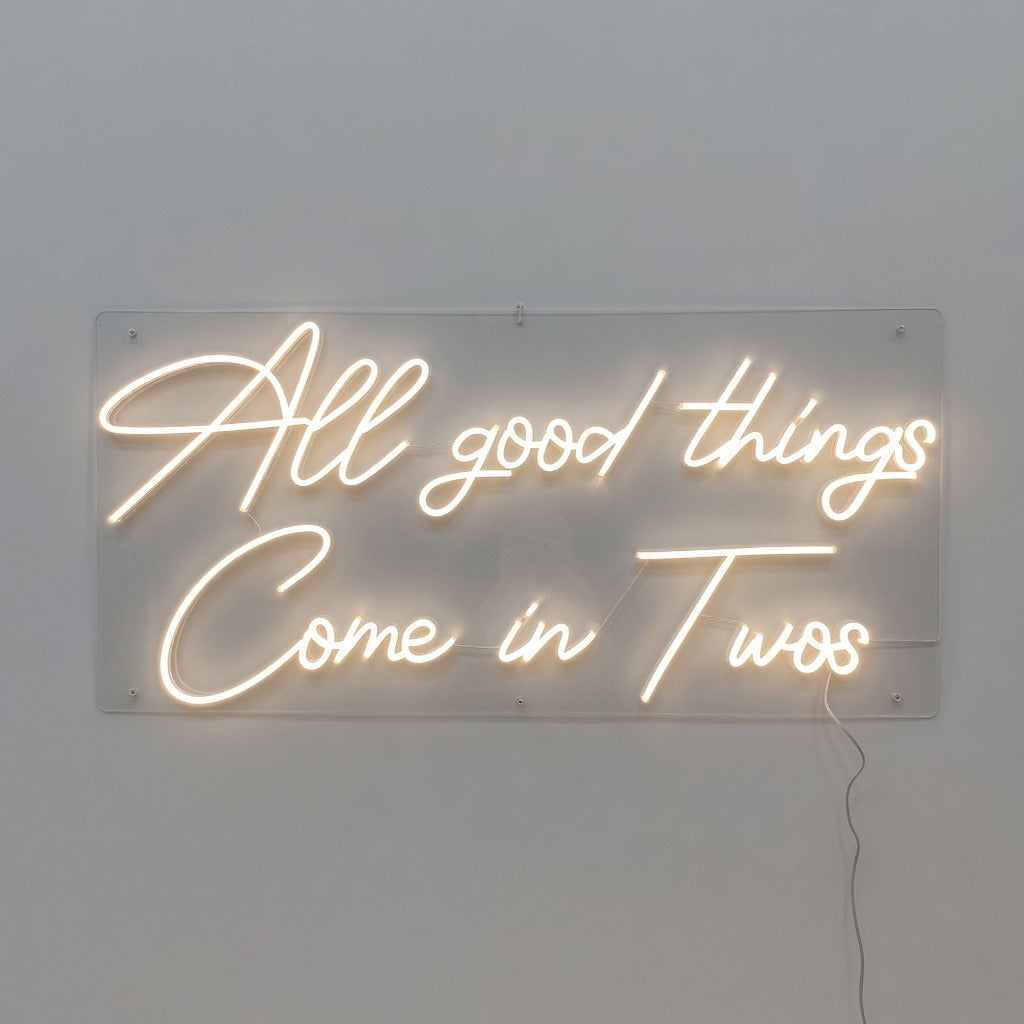 All Good Things Come to an End LED Neon Sign Dimmable Wall Light - Shineneon