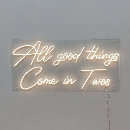 All Good Things Come to an End LED Neon Sign Dimmable Wall Light - Shineneon