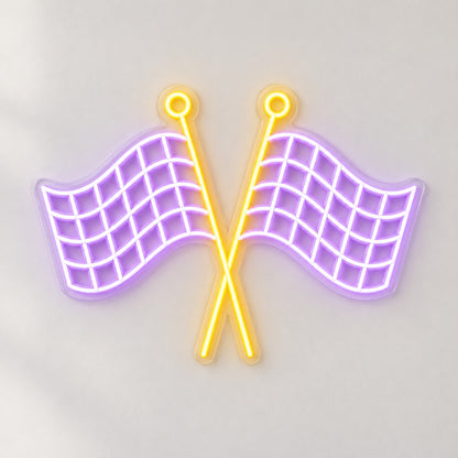 Finish Flags LED Neon Sign Dimmable Wall Light - Shineneon
