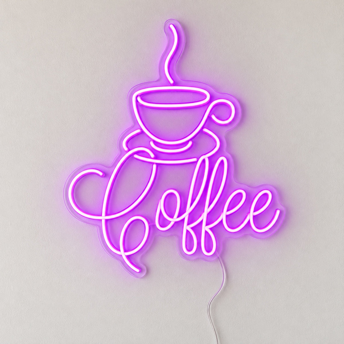 Coffee Bar LED Neon Sign, Cup Corner Badge - Shineneon