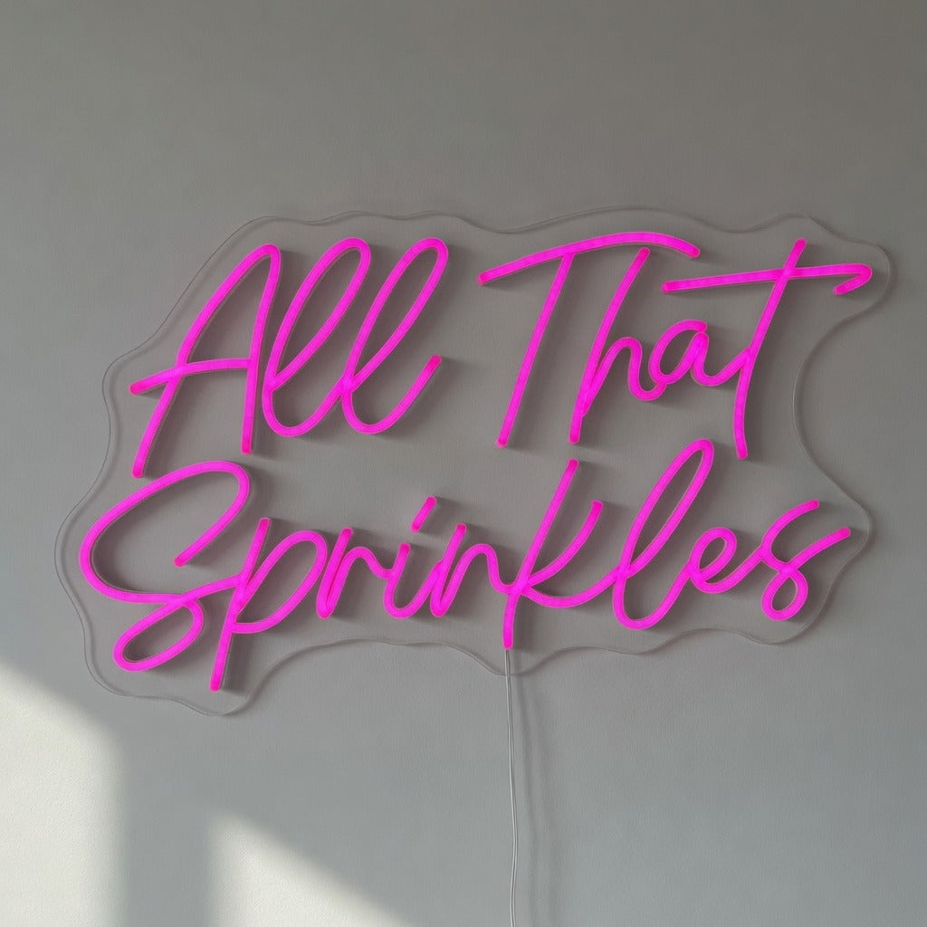 All That Sprinkles LED Neon Sign Dimmable Wall Light - Shineneon