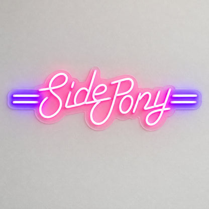 Side Pony LED Neon Sign for Salon Light Up Business Decor Wall Neon Signs - Shineneon