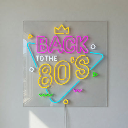 Back to the 80s LED Neon Sign Dimmable Wall Light - Shineneon