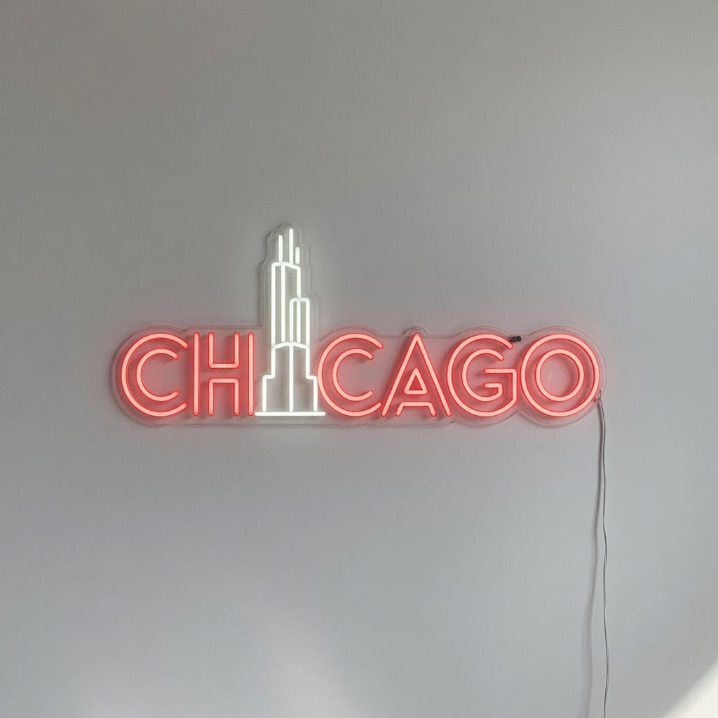 Chicago Neon Sign Wall Neon Signs - Shineneon