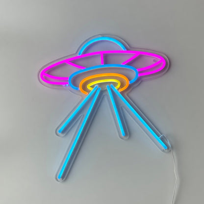 UFO LED Neon Sign Beam Down Design - Shineneon