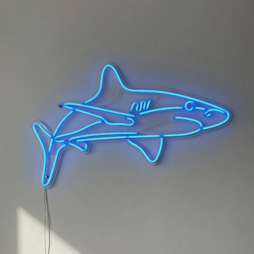 Shark LED Neon Sign Full Body Outline - Shineneon