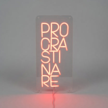 Procrastinate LED Neon Sign - Shineneon