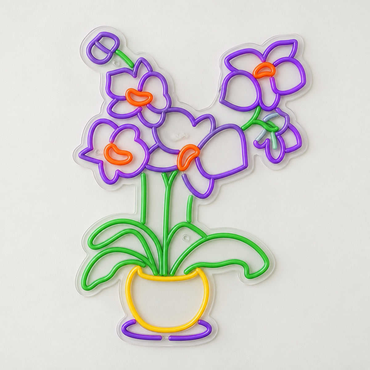 Elegant Orchid LED Neon Light Sign - Shineneon