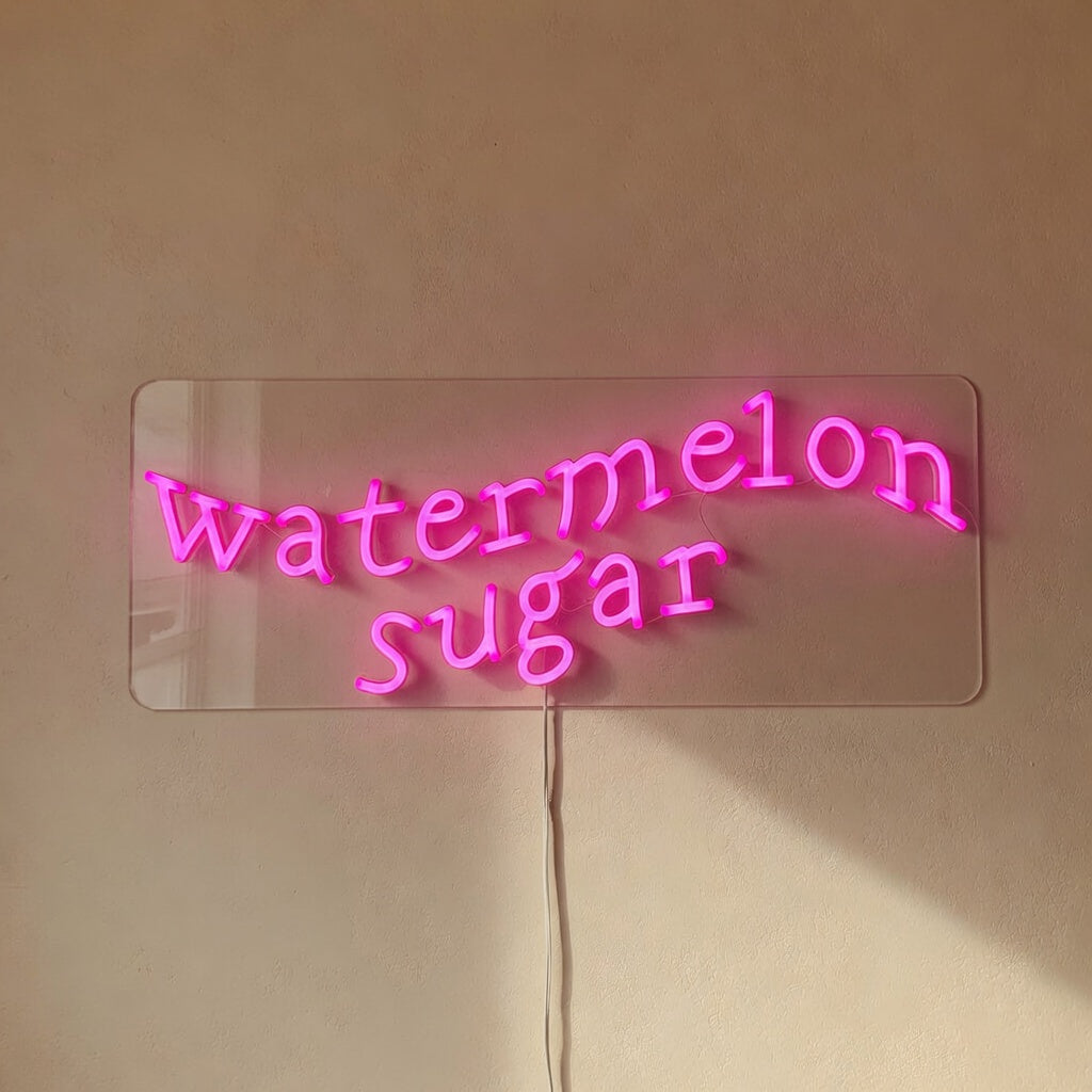 Watermelon Sugar LED Neon Sign Dimmable Wall Light - Shineneon
