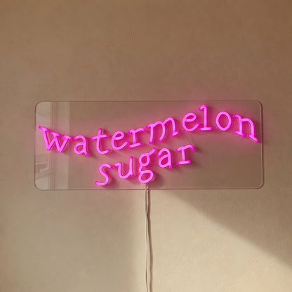 Watermelon Sugar LED Neon Sign Dimmable Wall Light - Shineneon