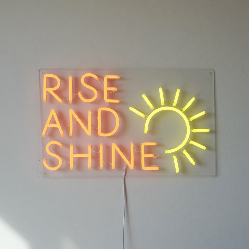 Rise and Shine LED Neon Sign - Shineneon