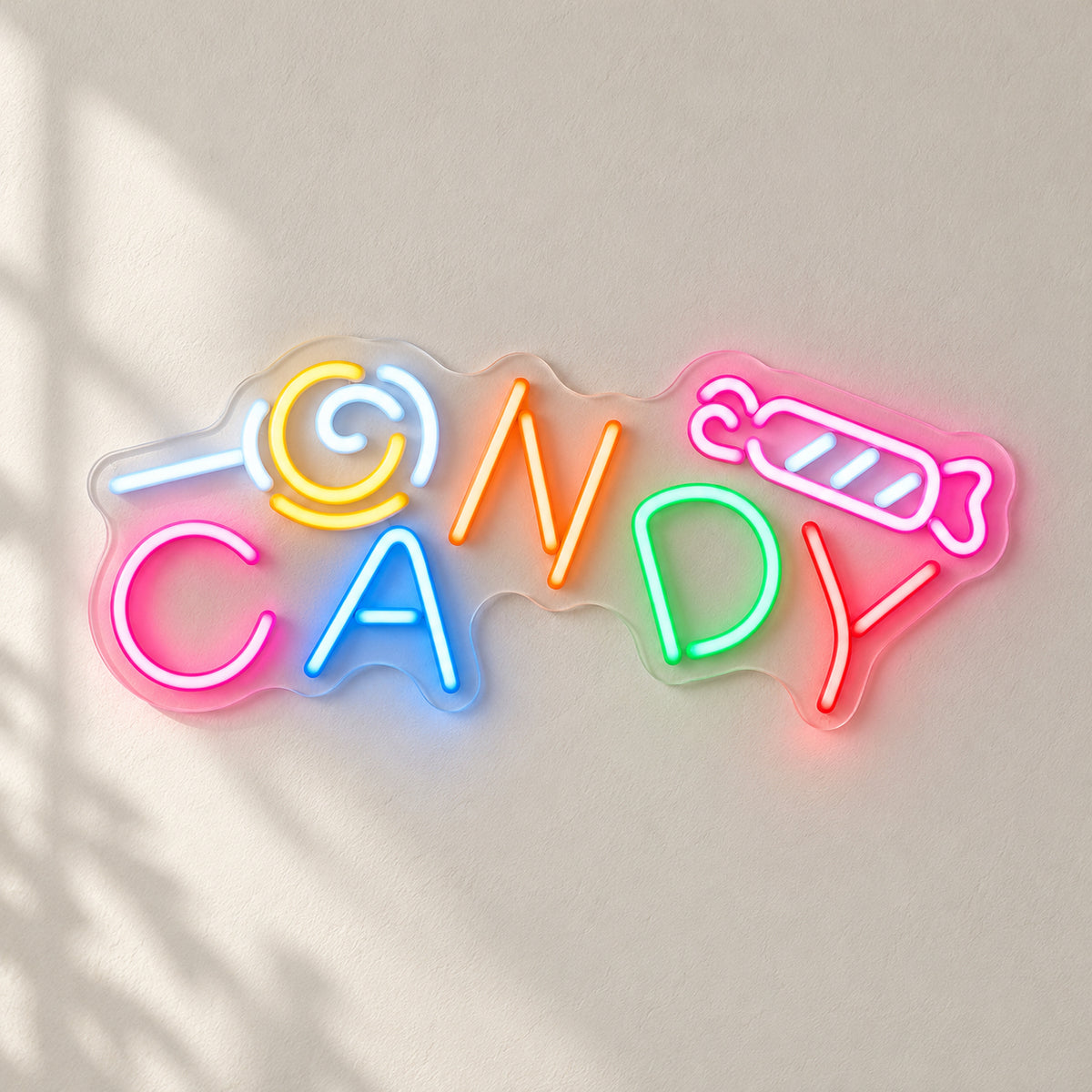 Candy LED Neon Sign for Halloween Light Up Party Decor - Shineneon