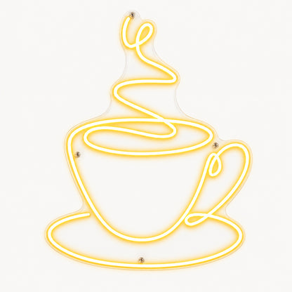 Steaming Coffee Cup LED Neon Sign Wall Neon Signs - Shineneon