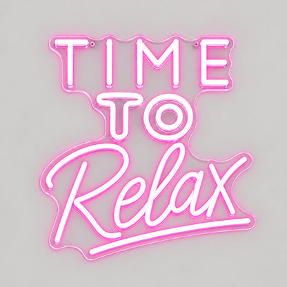 Time to Relax LED Neon Sign Wall Neon Signs - Shineneon