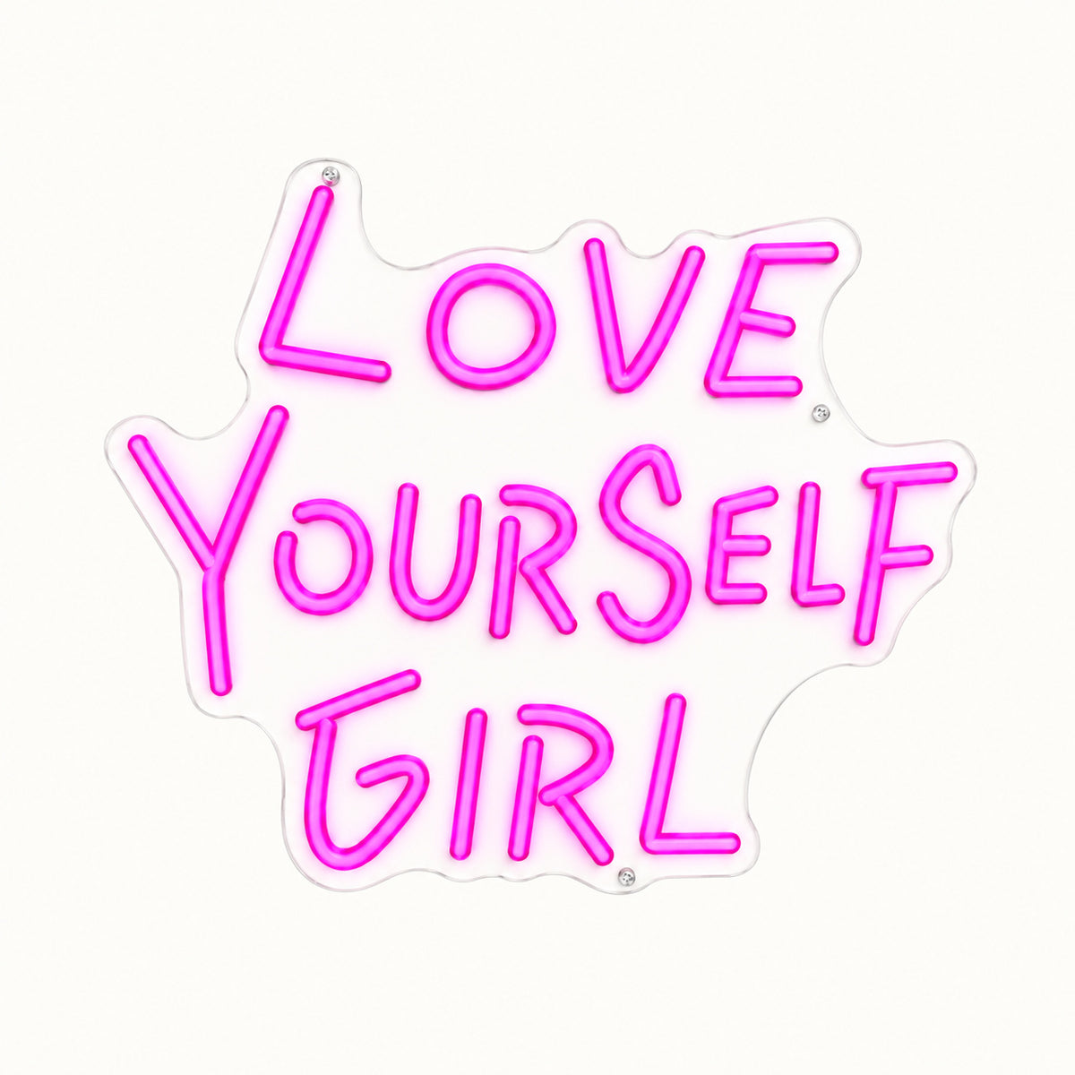 Love Yourself Girl LED Neon Sign - Shineneon