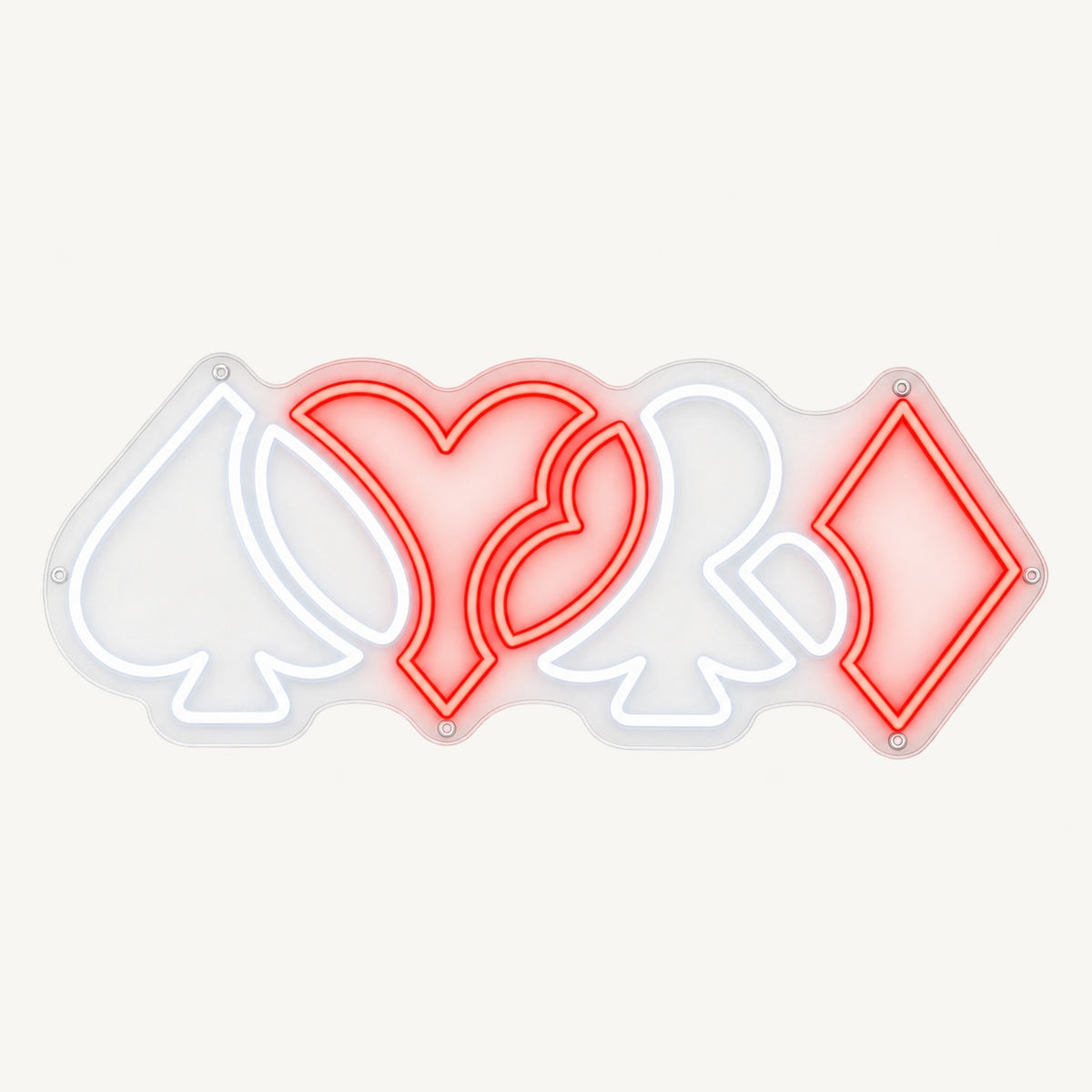 Poker Suits LED Neon Sign - Shineneon