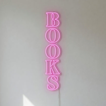 Books Neon Sign - Natural Light Product Image