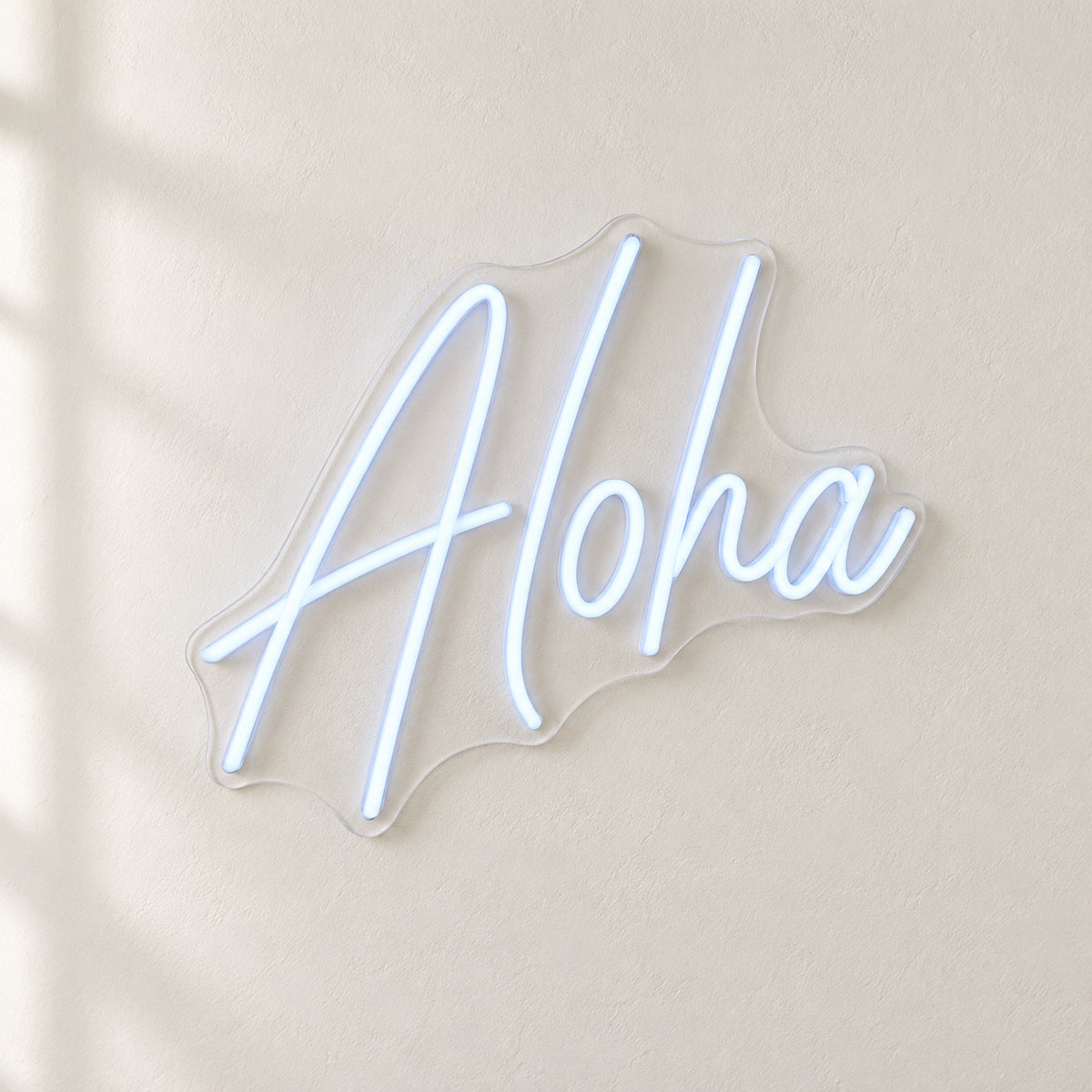 Aloha LED Neon Sign Porch Style Script - Natural Light Product Image