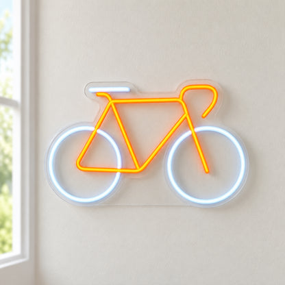 Bicycle LED Neon Sign Road Bike Line Art - Natural Light Product Image