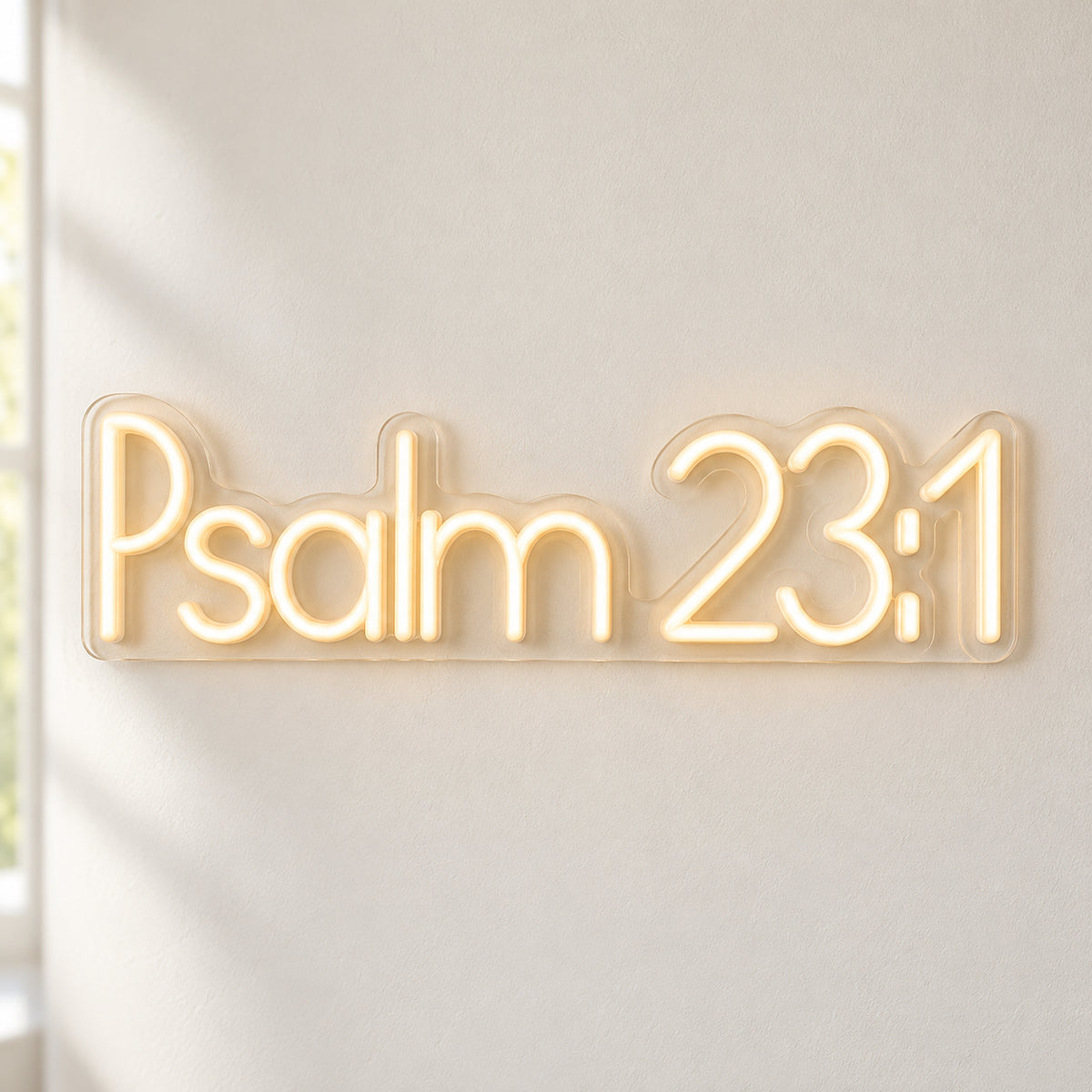 Bible Verse Neon Signs - Natural Light Product Image