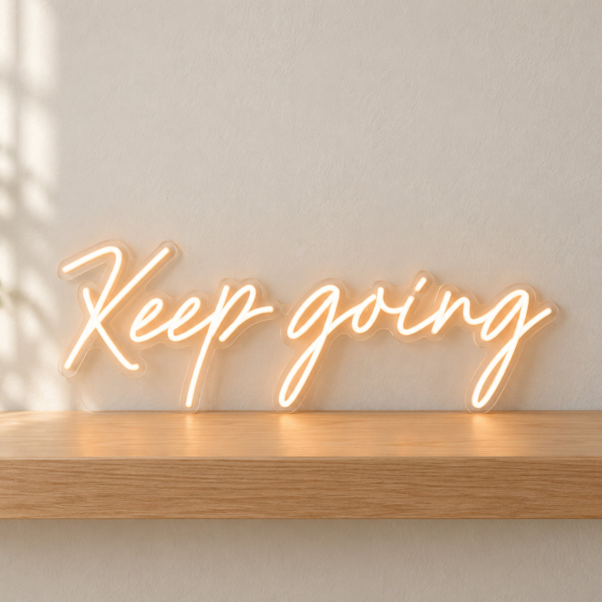 Keep Going LED Neon Sign Dimmable Wall Light - Natural Light Product Image