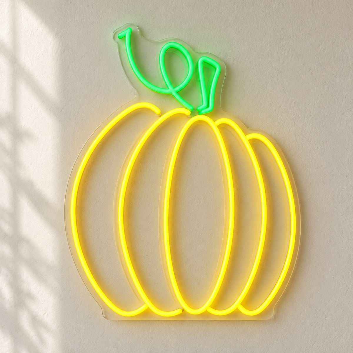 Pumpkin LED Neon Sign for Halloween Light Up Party Decor - Natural Light Product Image