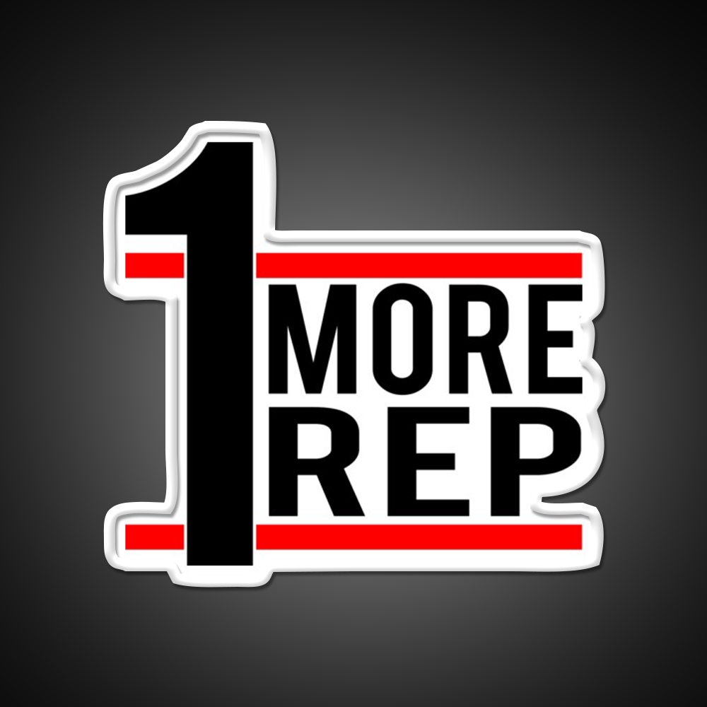 1 More Rep Gym Fitness Led Neon Sign Rgb Color