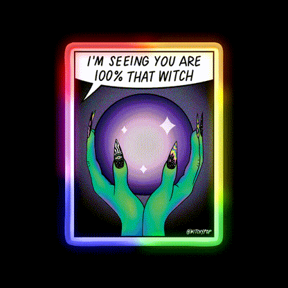 100 Persent That Witch Nail Salon Led Neon Sign Rgb Color