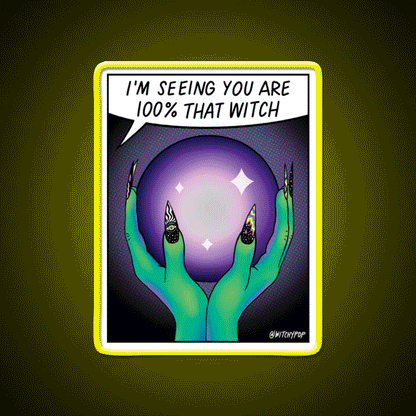 100 Persent That Witch Nail Salon Led Neon Sign Rgb Color