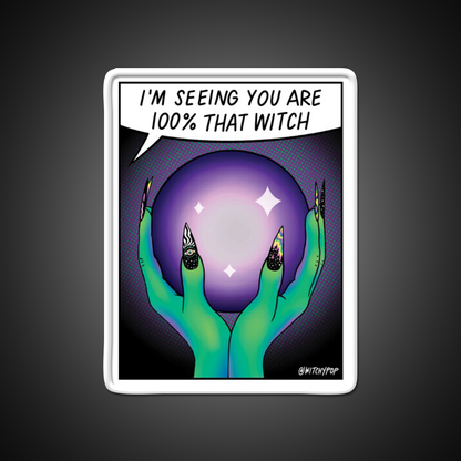 100 Persent That Witch Nail Salon Led Neon Sign Rgb Color