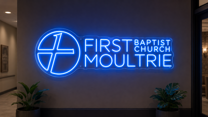 First Baptist Church Moultrie Custom LED Neon Sign