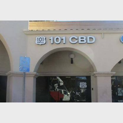 101 Cbd 3D Frontlit Channel Letters Led Light Sign